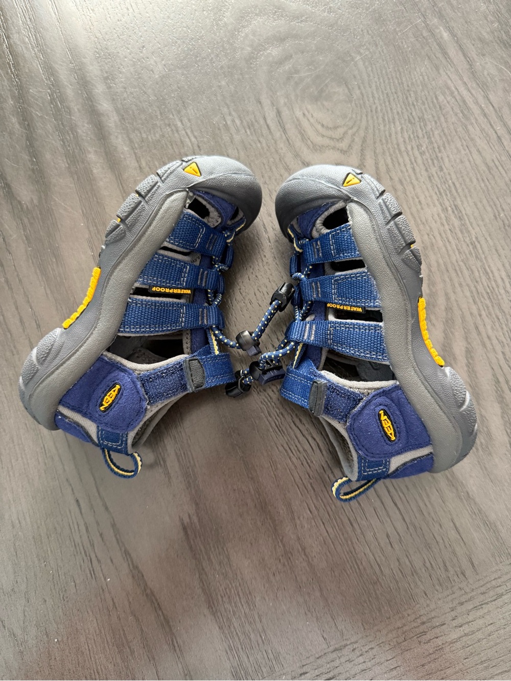 KEEN Kids Waterproof Closed Toe Sandals Blue Gray US 9 EU 25/26 - Picture 8 of 8
